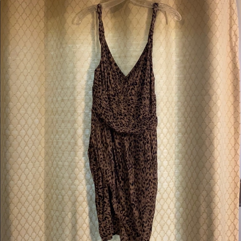Leopard mini dress